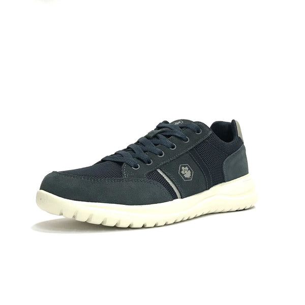 LUMBERJAC SCARPE UOMO SHOES SNEAKERS LEGGERE COMODE LEE NAVY/BLU CAMOSCIO